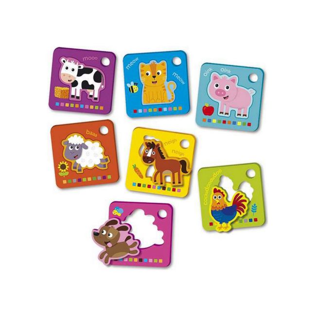 Cartonase puzzle cu sunete - animale de la ferma rgrz6612
