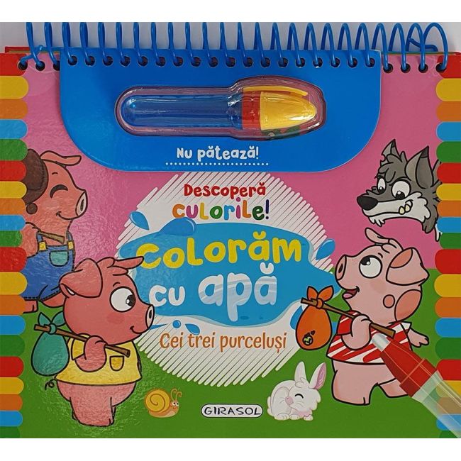 Descopera culorile! cei trei purcelusi
