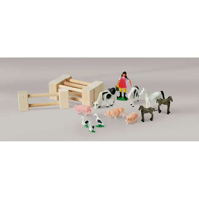 Ferma din lemn eichhorn 51x36x17 cm cu 20 accesorii hubs100004309
