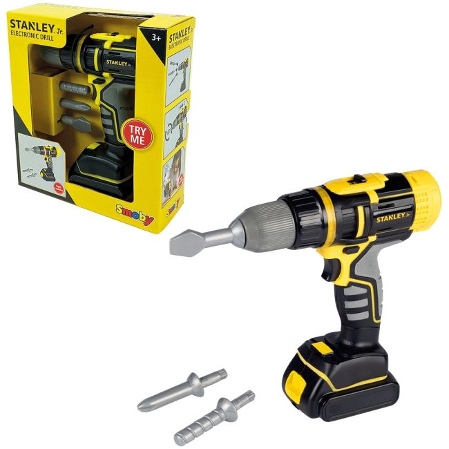Jucarie smoby bormasina electronica stanley cu accesorii hubs7600360122