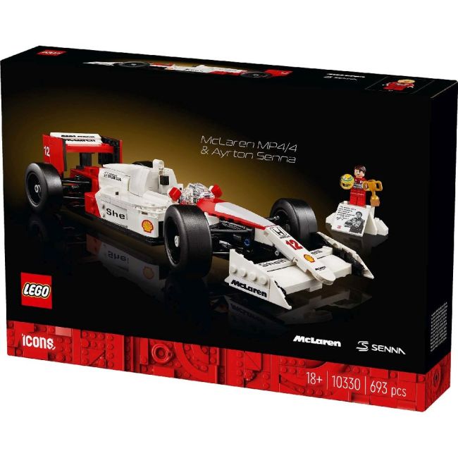 LEGO ICONS MCLAREN MP4/4 SI AYRTON SENNA 10330 VIVLEGO10330