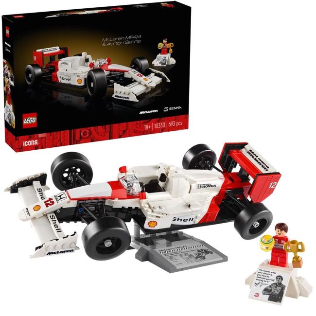 LEGO ICONS MCLAREN MP4/4 SI AYRTON SENNA 10330 VIVLEGO10330