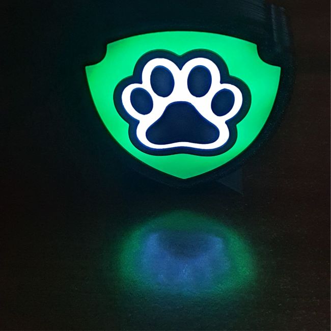 Lampa De Veghe Personalizata 'paw Patrol' - Usb - Verde - Pc-lv-paw-gr