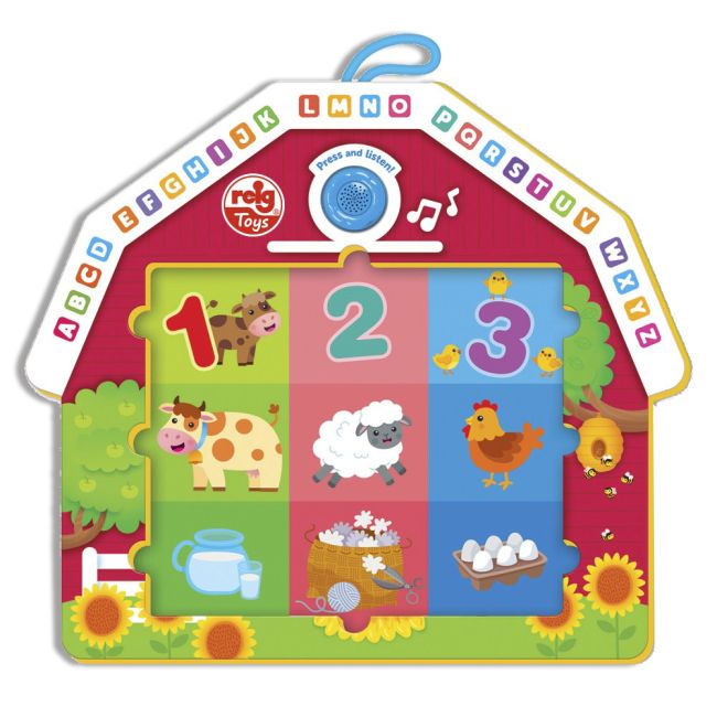 Puzzle cu sunete - animale de la ferma rgrz6604
