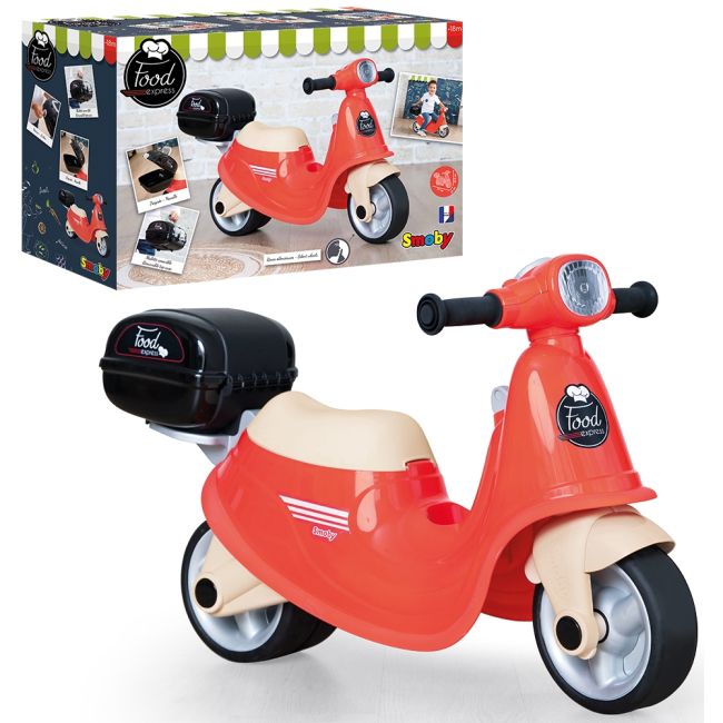 Scuter smoby scooter ride-on food express rosu hubs7600721007