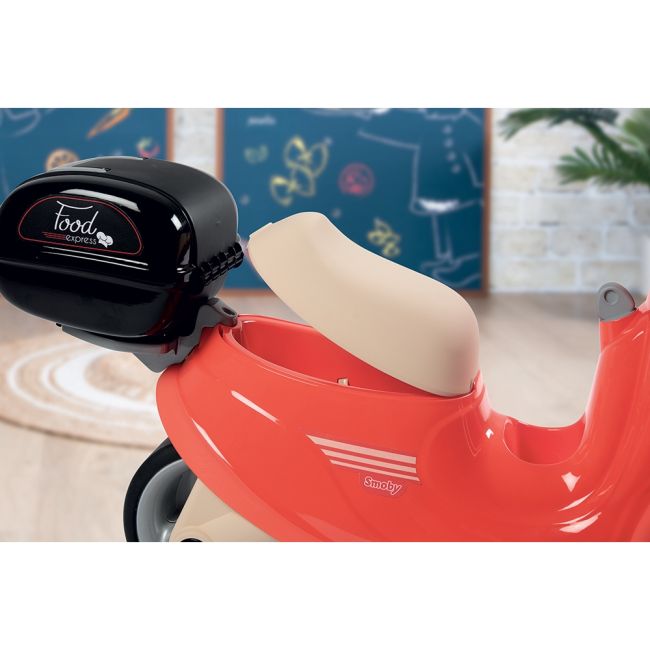Scuter smoby scooter ride-on food express rosu hubs7600721007