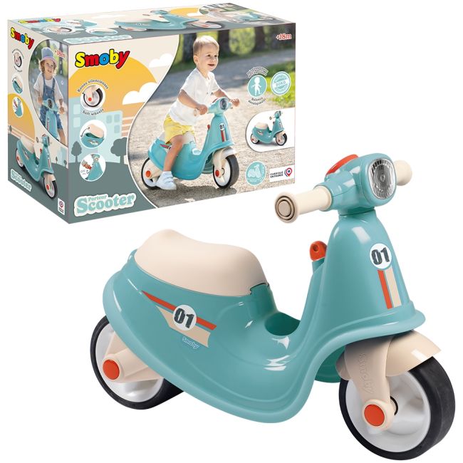 Scuter smoby scooter ride-on albastru hubs7600721006