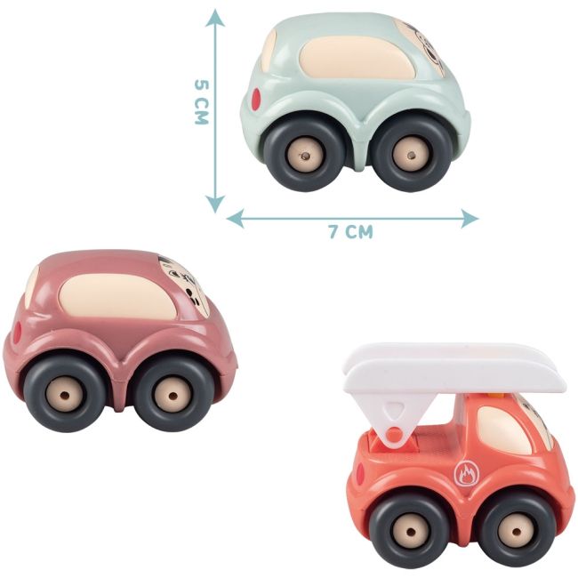 Set vehicule smoby cu 3 masinute hubs7600140204