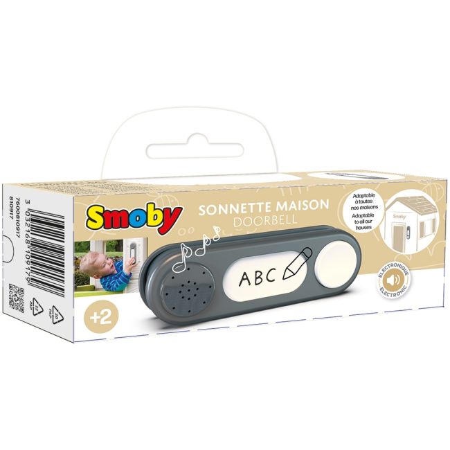 Sonerie electronica pentru casuta copii smoby doorbell gri hubs7600810917