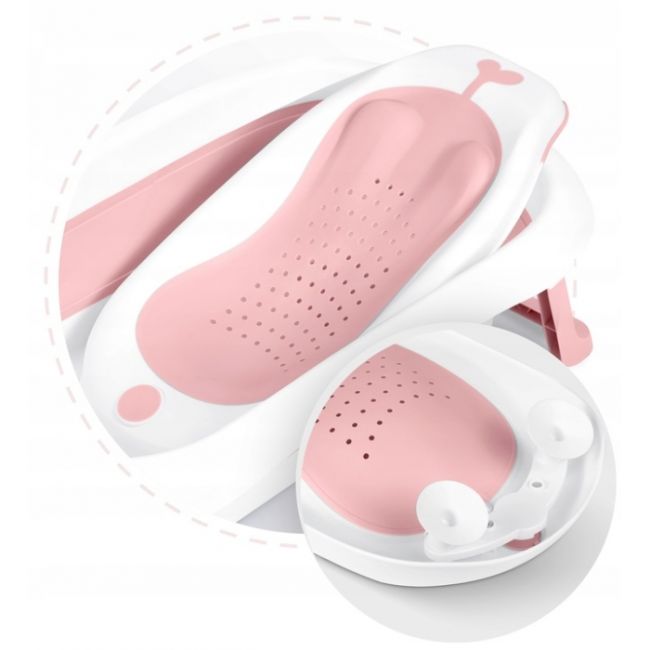 Suport cu insertii pentru cadita de baie ricokids 728800 - roz edeedi728800