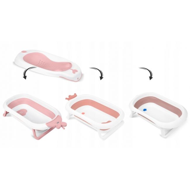 Suport cu insertii pentru cadita de baie ricokids 728800 - roz edeedi728800
