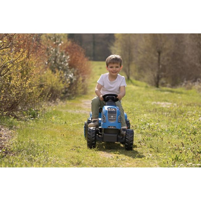 Tractor cu pedale si remorca smoby farmer xl albastru hubs7600710129