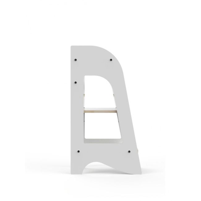 Turn de invatare MamaToyz Learning Tower din MDF, Alb JEMMtyz_kuleMDFalb