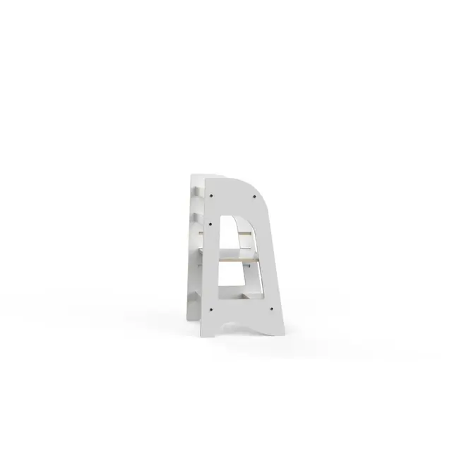 Turn de invatare MamaToyz Learning Tower din MDF, Alb JEMMtyz_kuleMDFalb