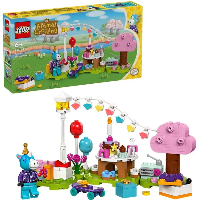 LEGO ANIMAL CROSSING PETRECEREA DE ZIUA DE NASTERE A LUI JULIAN 77046 VIVLEGO77046