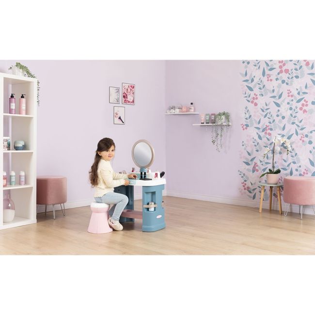 Salon de infrumusetare smoby my beauty dressing table cu accesorii hubs7600320249