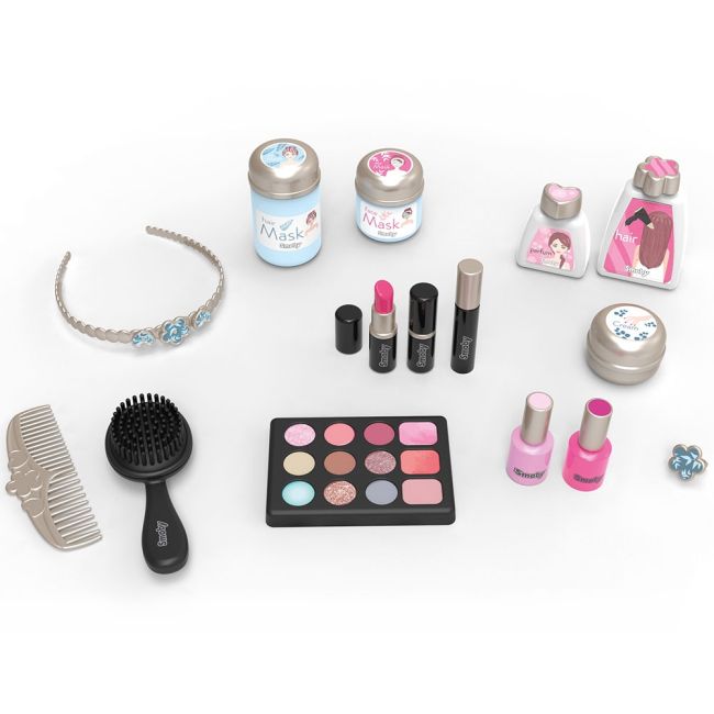 Salon de infrumusetare smoby my beauty dressing table cu accesorii hubs7600320249