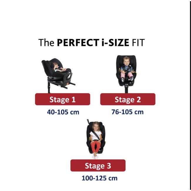 Scaun auto copii Chicco Seat3Fit I-Size Air, 40-125cm, Black Air (Negru), 40-125cm, nastere-7ani CHC7987972-8_BLACK AIR