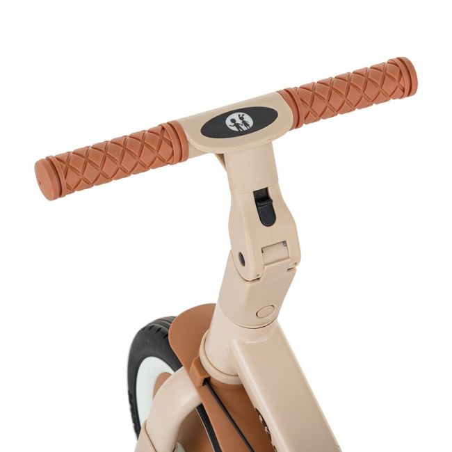 Tricicleta, Petite&Mars, Turbo, 5 in 1, Multifunctionala, Vehicul de impins, Bicicleta cu/fara pedale, Cu maner detasabil, Roti din cauciuc, Pana la 25 kg, 1.5-5 ani, Bej BYN613818