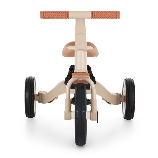 Tricicleta, Petite&Mars, Turbo, 5 in 1, Multifunctionala, Vehicul de impins, Bicicleta cu/fara pedale, Cu maner detasabil, Roti din cauciuc, Pana la 25 kg, 1.5-5 ani, Bej BYN613818