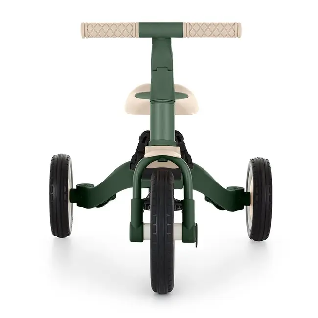 Tricicleta, Petite&Mars, Turbo, 5 in 1, Multifunctionala, Vehicul de impins, Bicicleta cu/fara pedale, Cu maner detasabil, Roti din cauciuc, Pana la 25 kg, 1.5-5 ani, Verde BYN613817