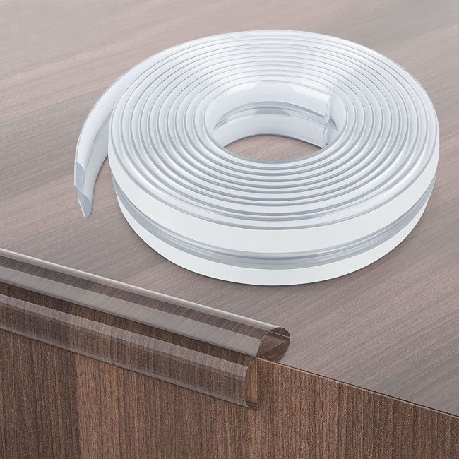 Banda protectie pentru muchii si margini cu adeziv, transparent, SIPO Baby Safety, 3 metri EKDSBS-T10