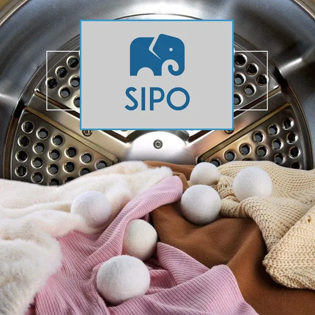 Bile pentru uscator, 6 bucati, din lana ecologica 100% din Noua Zeelanda EKDS-DB6P