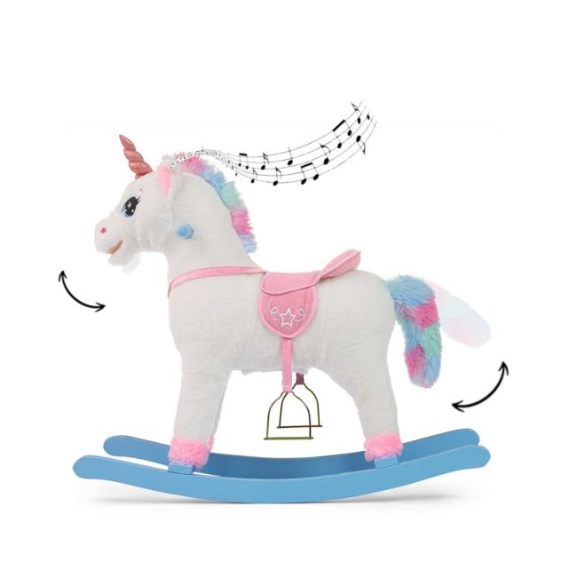 Calut balansoar din lemn, Latek Unicorn EKDmm5449