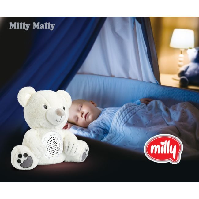 Jucarie Milly Bear, O poveste de noapte cu muzica si lumini EKDmm5656