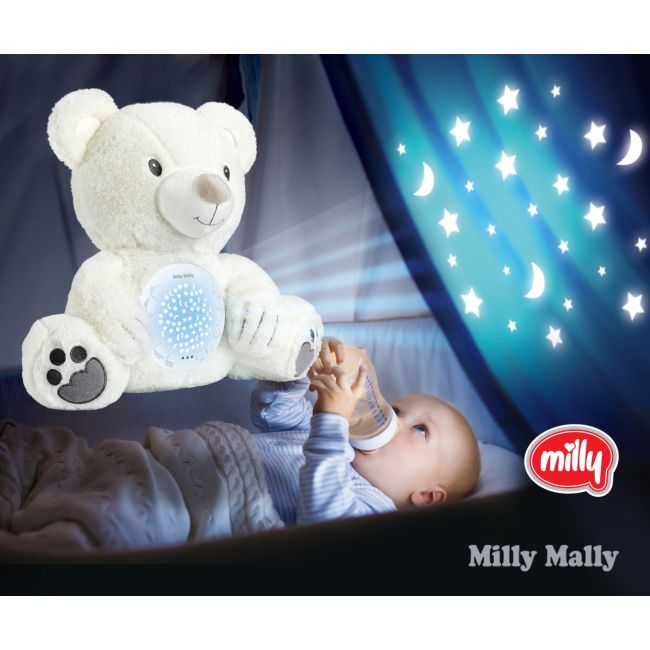 Jucarie Milly Bear, O poveste de noapte cu muzica si lumini EKDmm5656