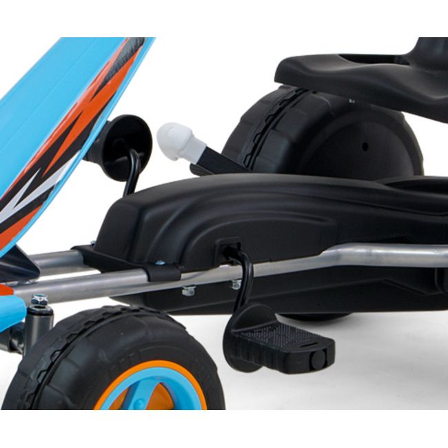 Kart cu pedale robust si distractiv, +3 ani, Viper Blue EKDmm3127