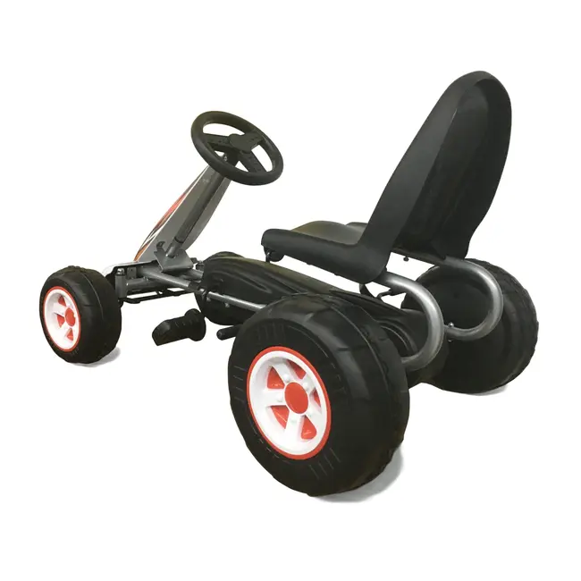 Kart cu pedale robust si distractiv, +3 ani, Viper White EKDmm3129