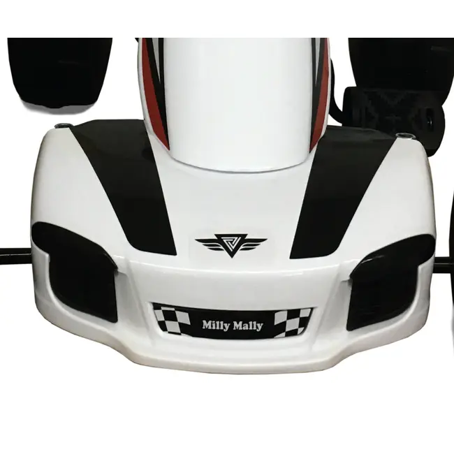 Kart cu pedale robust si distractiv, +3 ani, Viper White EKDmm3129