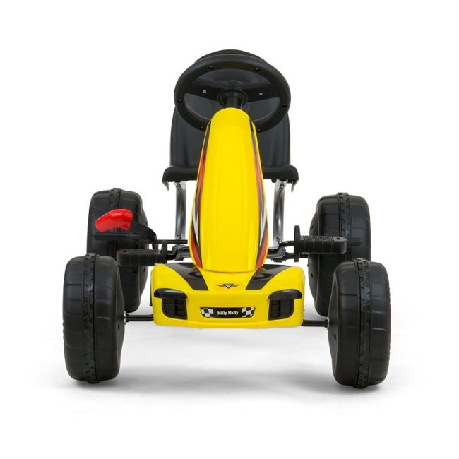 Kart cu pedale robust si distractiv, +3 ani, Viper Yellow EKDmm3130