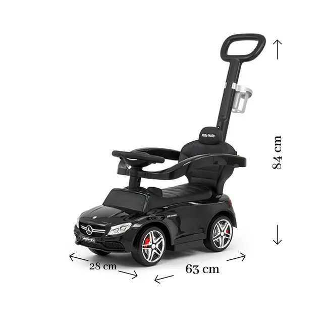 Masinuta copii 3 in 1 Mercedes AMG C63 Black EKDm5115
