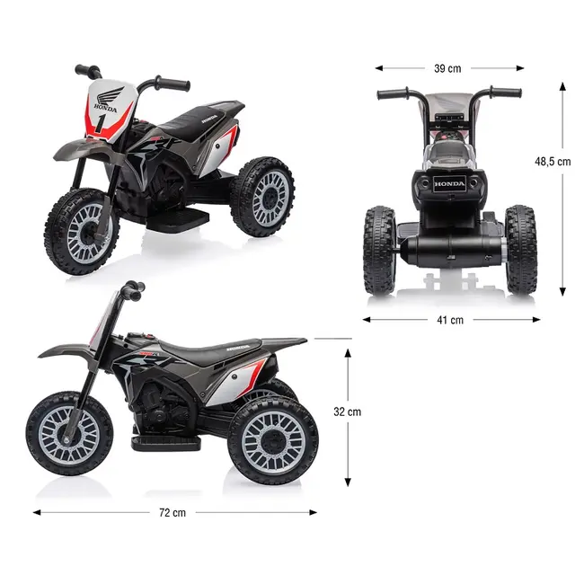 Motocicleta cu acumulator HONDA CRF 450R Grey EKDmm5362