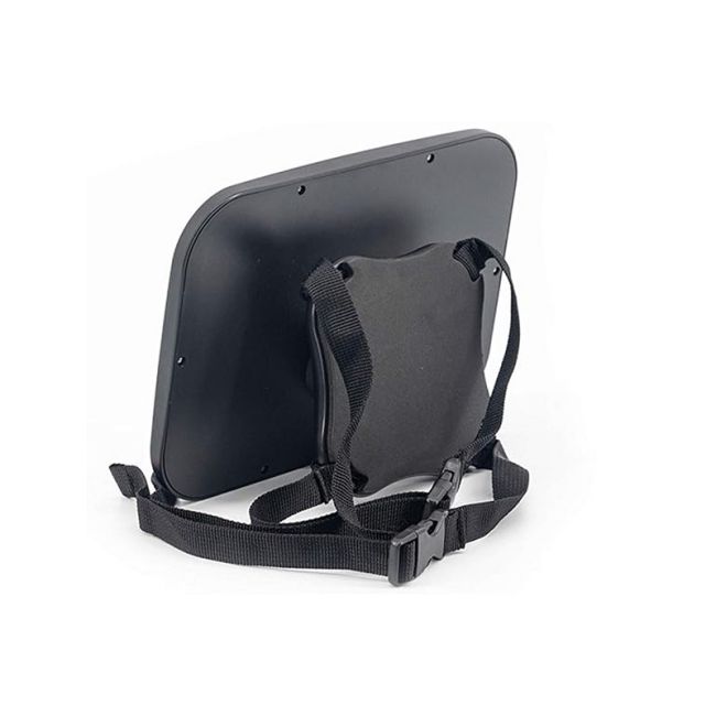 Oglinda auto supraveghere bebe, Sipo, Fixare tetiera, Suport anti-alunecare, 360 grade, 30x20 cm, Negru EKDSBS-SM30