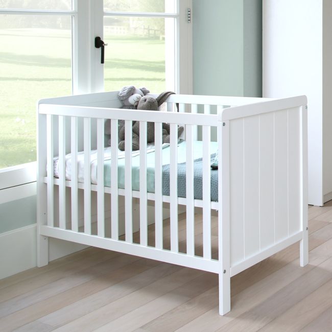 Patut bebelusi din MDF 120x60 cm, Elisabeth, Reglabil si usor de asamblat EKDek2986