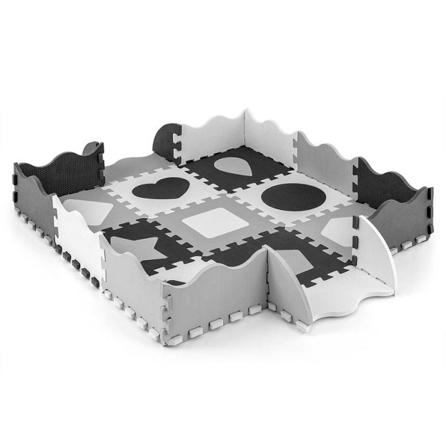 Puzzle din spuma, Jolly 3, 25 piese, 118,5 x 118,5 cm, Grey EKDmm5613