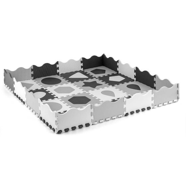 Puzzle din spuma, Jolly 4, 36 piese, 148x148 cm, Grey EKDmm5617