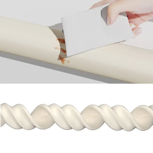 Rola protectie din spuma groasa pentru colturi mobilier, pentru copii, SIPO Baby Safety, 2 metri, Crem EKDSBS-T11-F3