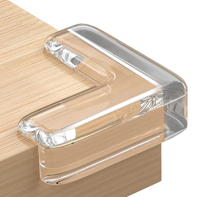 Set 12 Coltare din Silicon pentru Protectie Ridicata la Colturile Mobilei, pentru Siguranta Copii, din Silicon, Triunghi, SIPO Baby Safety EKDSBS-EC52