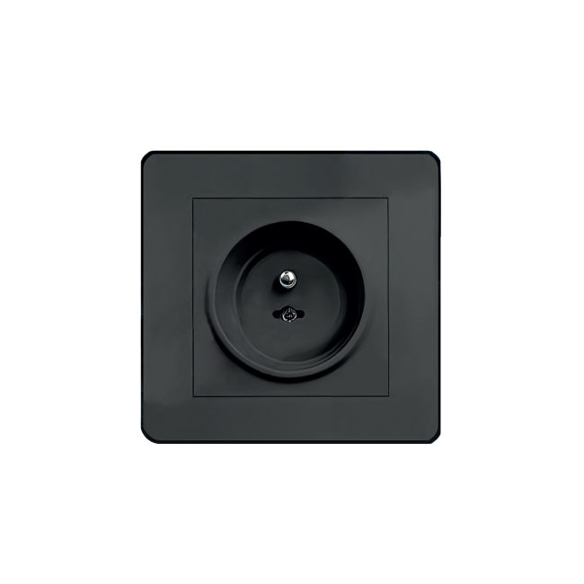 Set 12 capace de protectie pentru prize cu cheita, SIPO Baby Safety, Negru EKDSBS-C10B