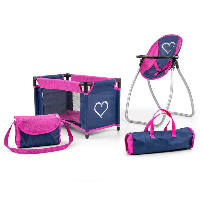 Set accesorii pentru papusi, Elsa, Prestige Navy EKDmm5373