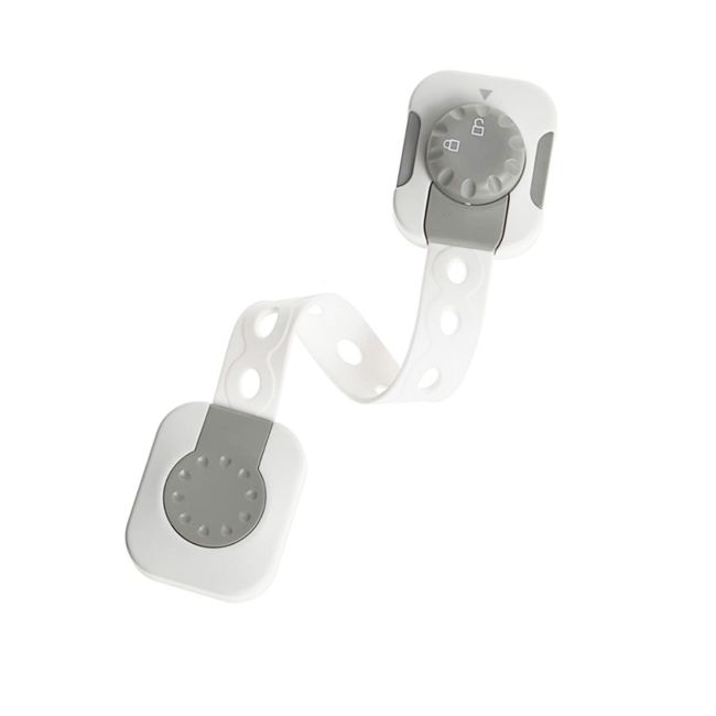 Sistem siguranta copii SIPO, blocator sertare, usa cuptor, frigider, congelator, dulap, previne deschiderea accidentala, adeziv puternic 3M, fara urme EKDSBS-214