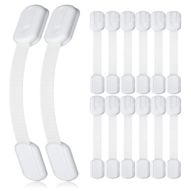 Sistem siguranta copii SIPO, blocator sertare, usa cuptor, frigider, congelator, dulap, previne deschiderea accidentala, adeziv puternic 3M, fara urme EKDSBS-217