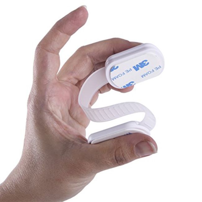 Sistem siguranta copii SIPO, blocator sertare, usa cuptor, frigider, congelator, dulap, previne deschiderea accidentala, adeziv puternic 3M, fara urme EKDSBS-217