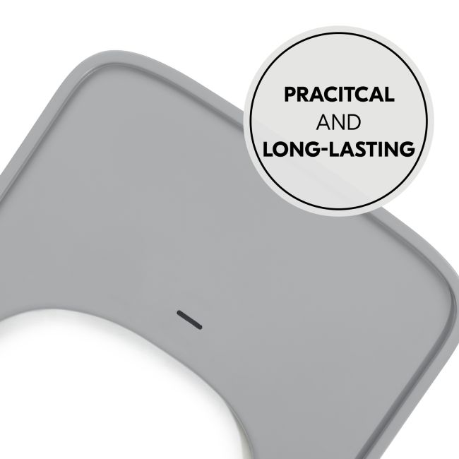Tavita scaun masa Alpha, din lemn, Grey EKD55055-7