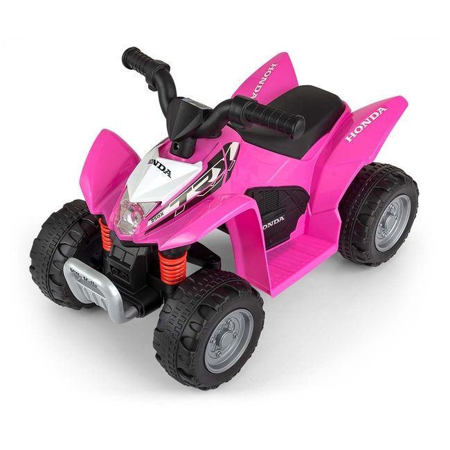 ATV electric pentru copii licenta Honda 18-36 Luni cu sunete si lumini Pink EKD12807