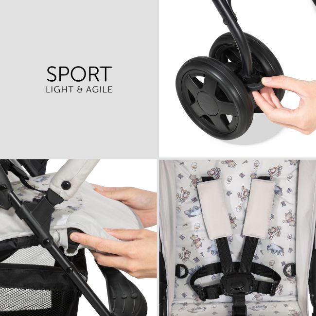 Carucior bebelusi si copii, 0 – 4 ani, Hauck Sport, Pooh Exploring EKD17153-0